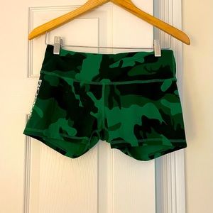 Rogue green workout shorts size M
